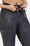 Zelocity Quick Dry Gym Leggings - Volcanic Ash — thumbnail 6